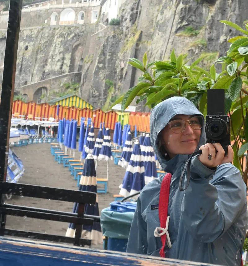 Gill with a camera