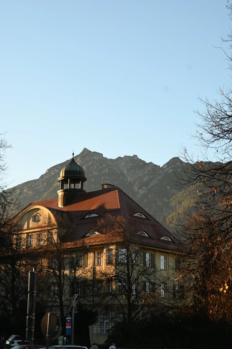 Germany church n mountains