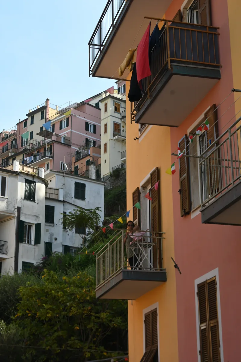 Colourful Italian balconies